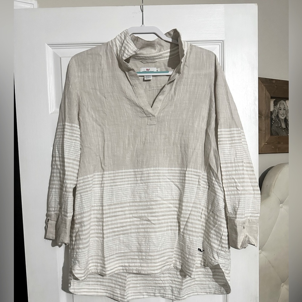 Vineyard Vines linen Tunic Top